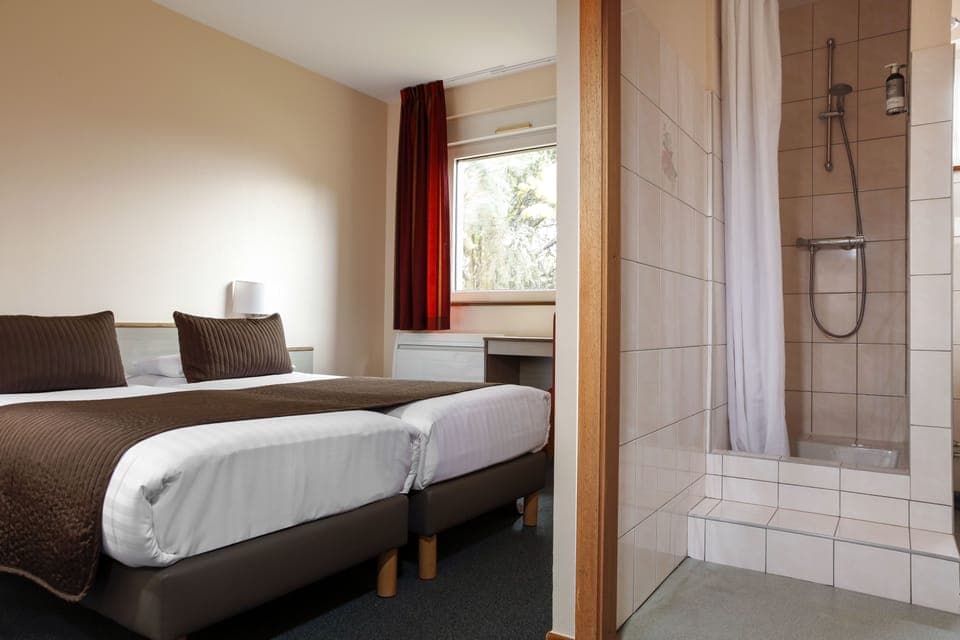 Individually decorated, individually furnished, desk, blackout drapes