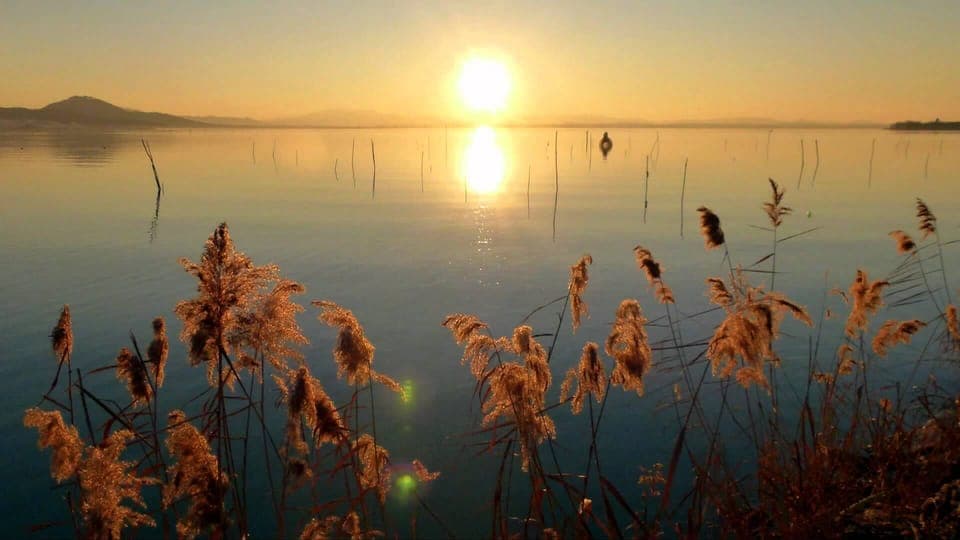 Sunset on Lake Trasimeno