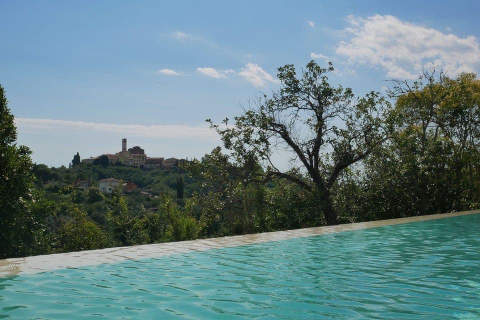 Seasonal outdoor pool, pool umbrellas, sun loungers