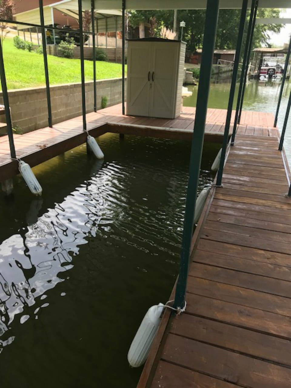 Boat Dock on Property