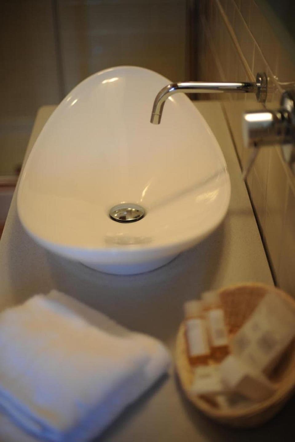 Shower, rainfall showerhead, hair dryer, slippers