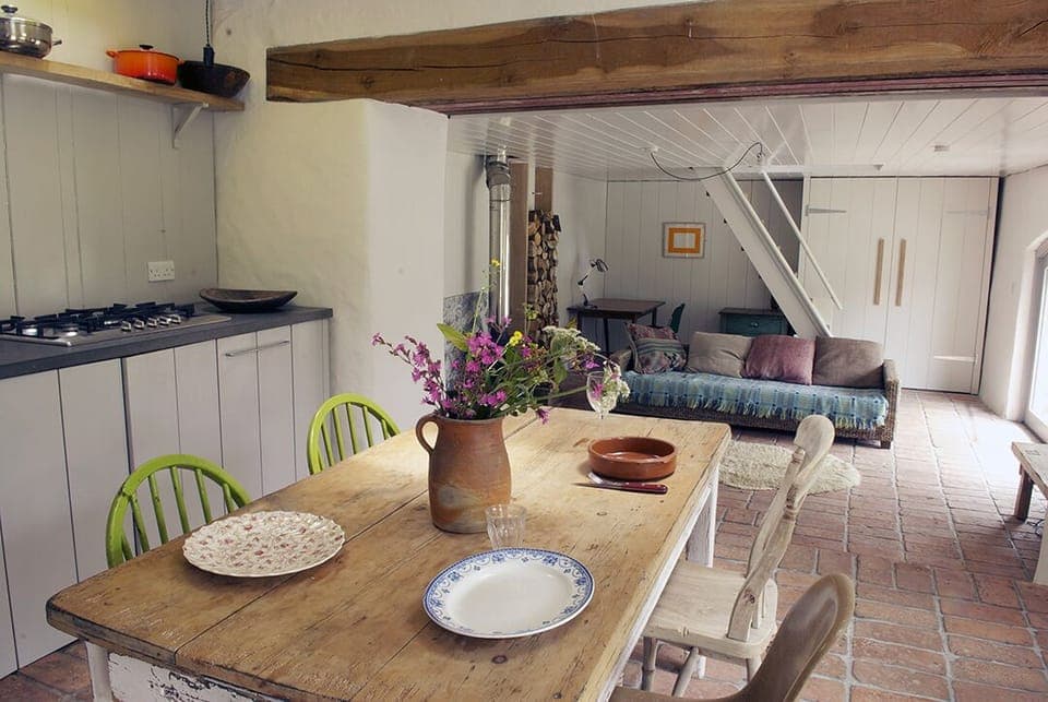 dining room and kitchen