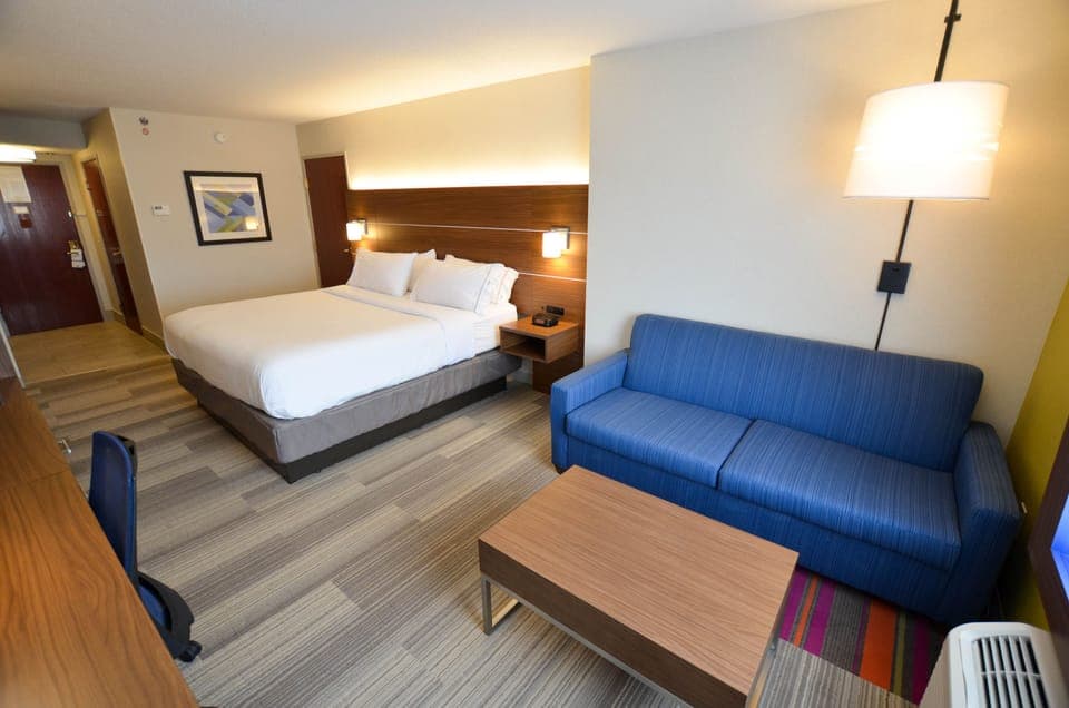 Suite, 1 King Bed with Sofa bed | In-room safe, desk, laptop workspace, iron/ironing board