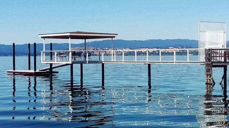 Our Dock and Sitting area
