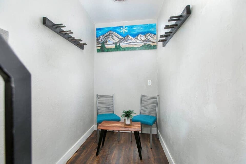Coat rack near entry