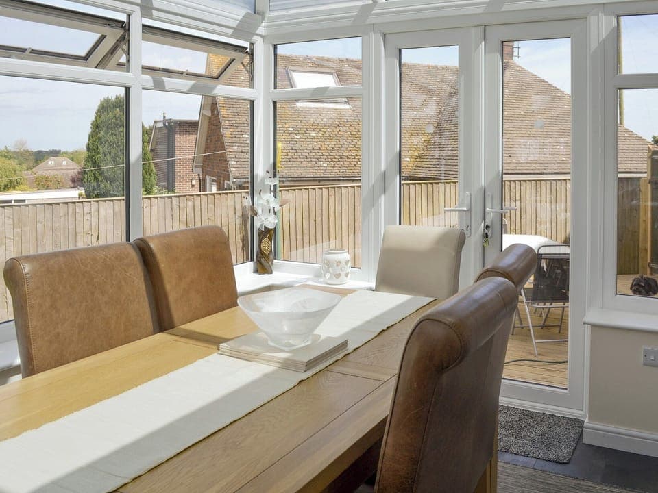 Light and airy dining space in conservatory | The Retreat, Hunmanby, near Filey