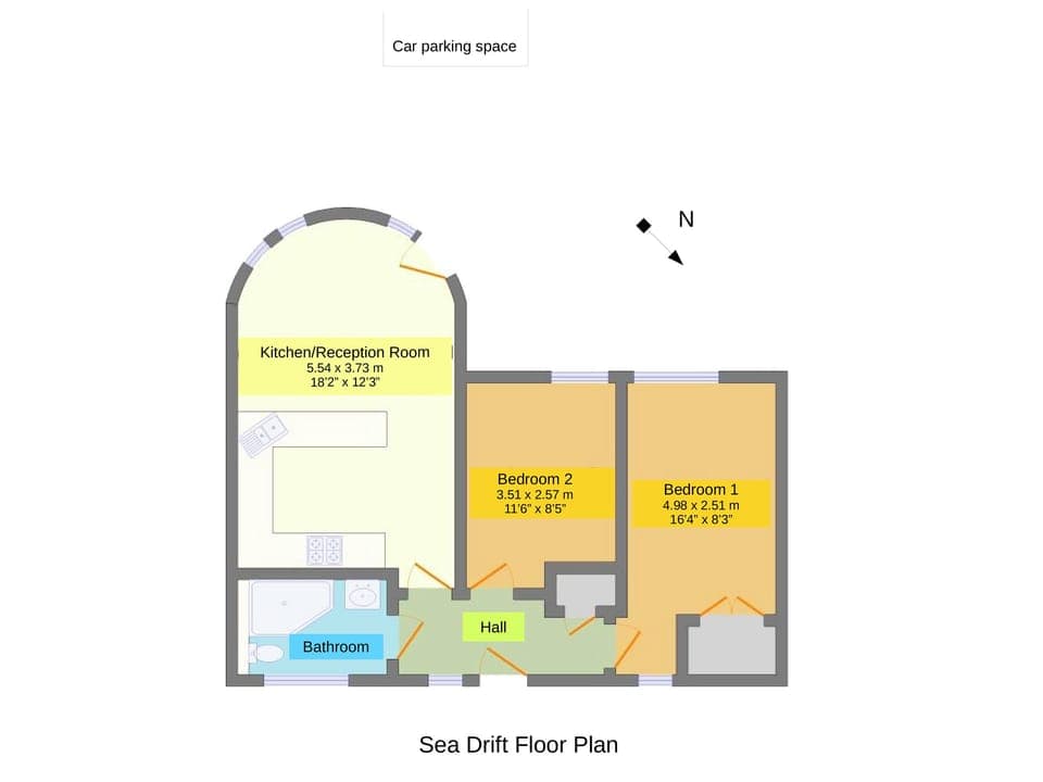 Floor plan | Sea Drift, West Bay, near Bridport