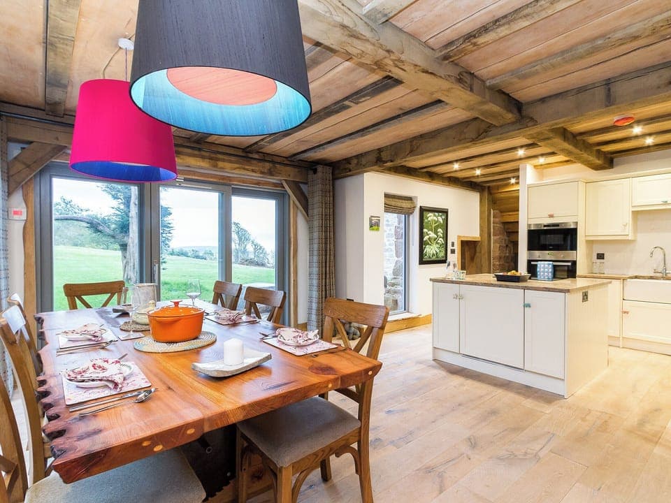 Open plan kitchen dining area | Knock Old Castle, Largs