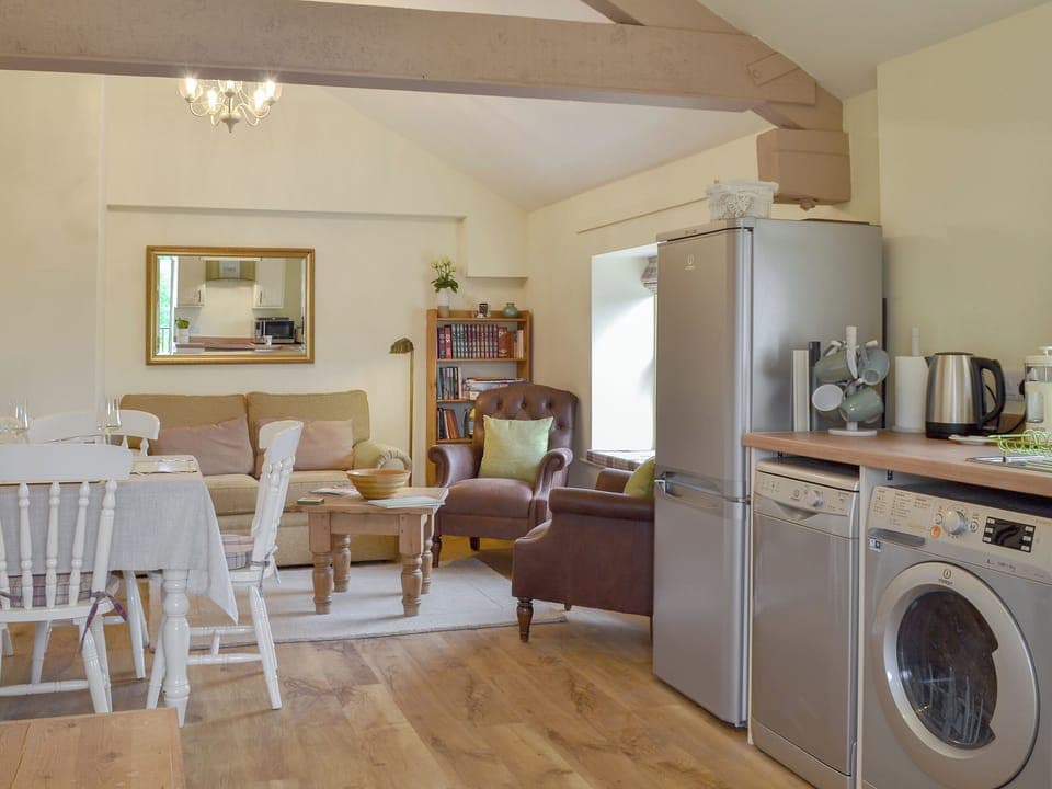 Well presented open plan living space | Alphin Apartment, Mossley