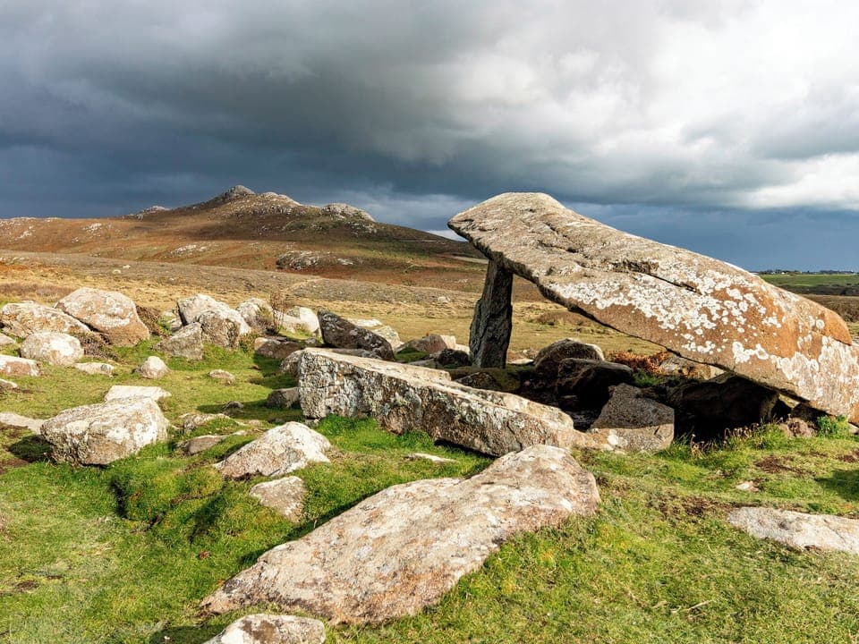 Standing stone, St Davids Head