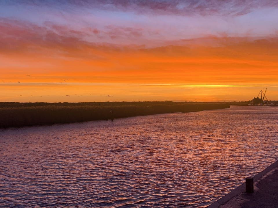 Sunset on the Yare | Reedcutters, Reedham, near Acle