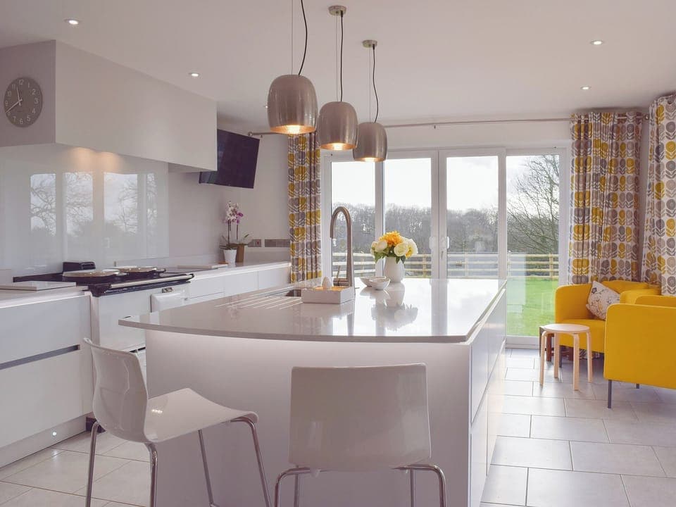 Wonderful modern kitchen with island | Ivy Bush Cottage, New Moat, near Narberth