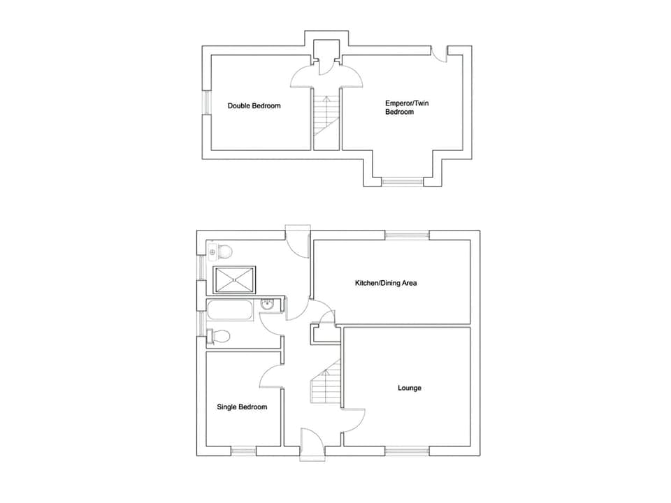 Floor plan | Mackenzie Cottage, Poolewe, near Gairloch
