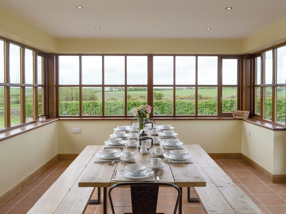Large dining room | Llofft Storws - Bronallt Barns, Llanynghenedl, near Holyhead