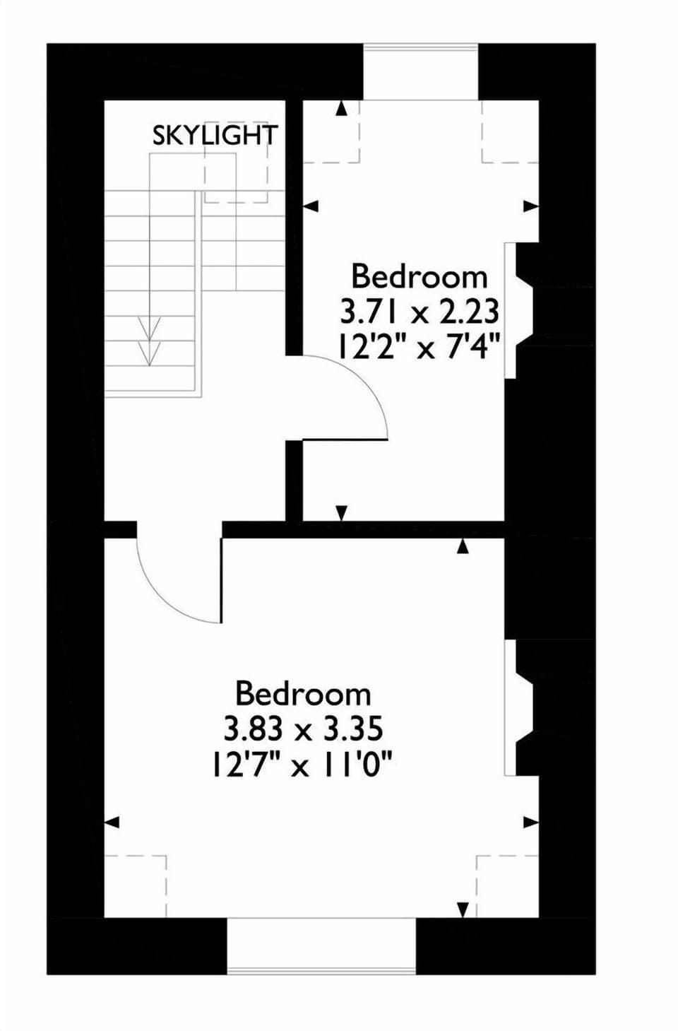 Floor plan of second floor | Oak Lea, Keswick