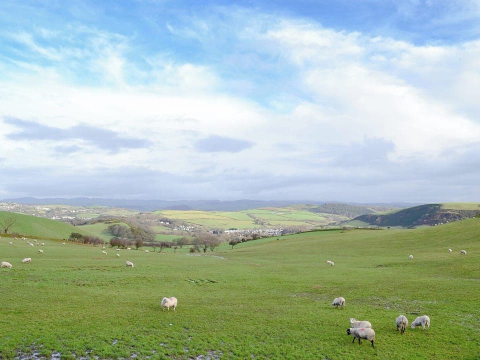 Wonderful views of the sourrounding Welsh countryside | No 4 Pengraig Draw - Pengraig Cottages, Near Llanfarian
