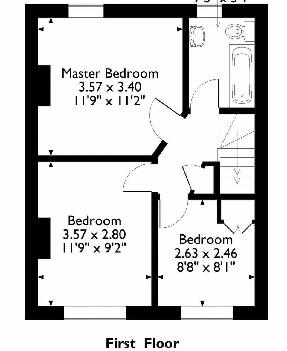 Floor plan | Valentine Cottage, Keswick