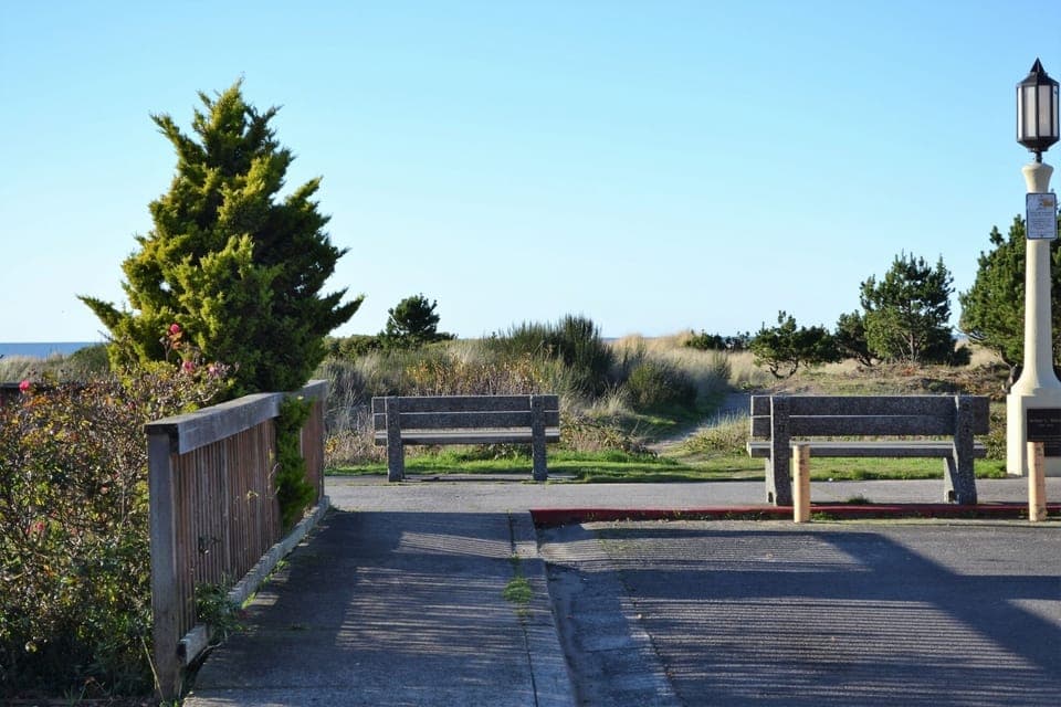 Beach Path at Corner of Property