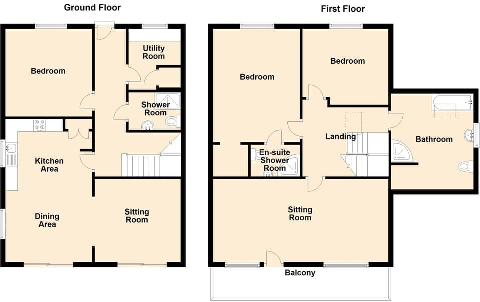 Niwl Y Mor - floorplan