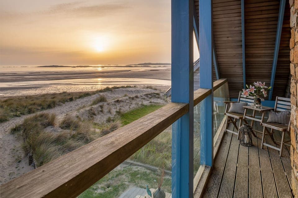 Niwl Y Mor - sunset from the balcony