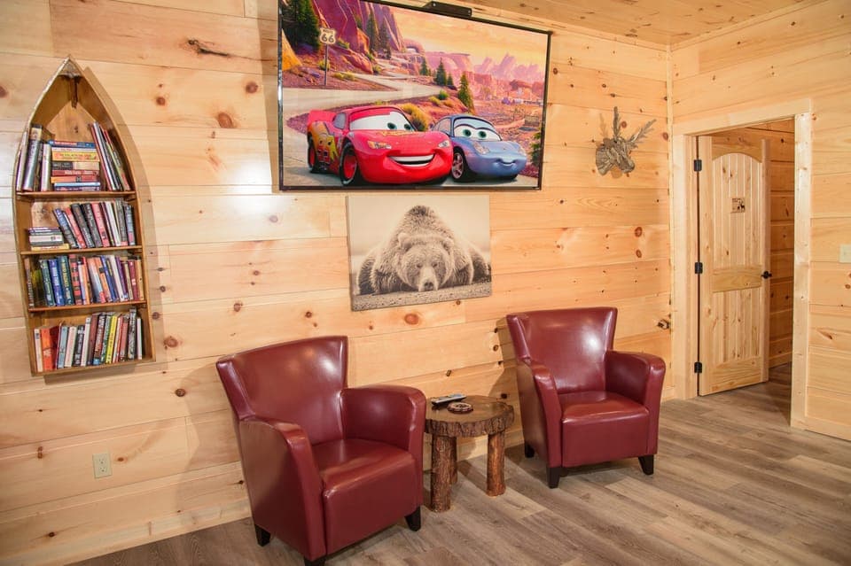 Reading Nook in the Game Room