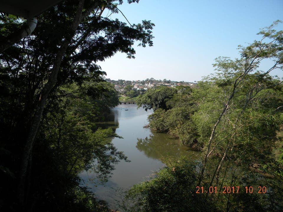 The view of San Ignacio from our covered patio.