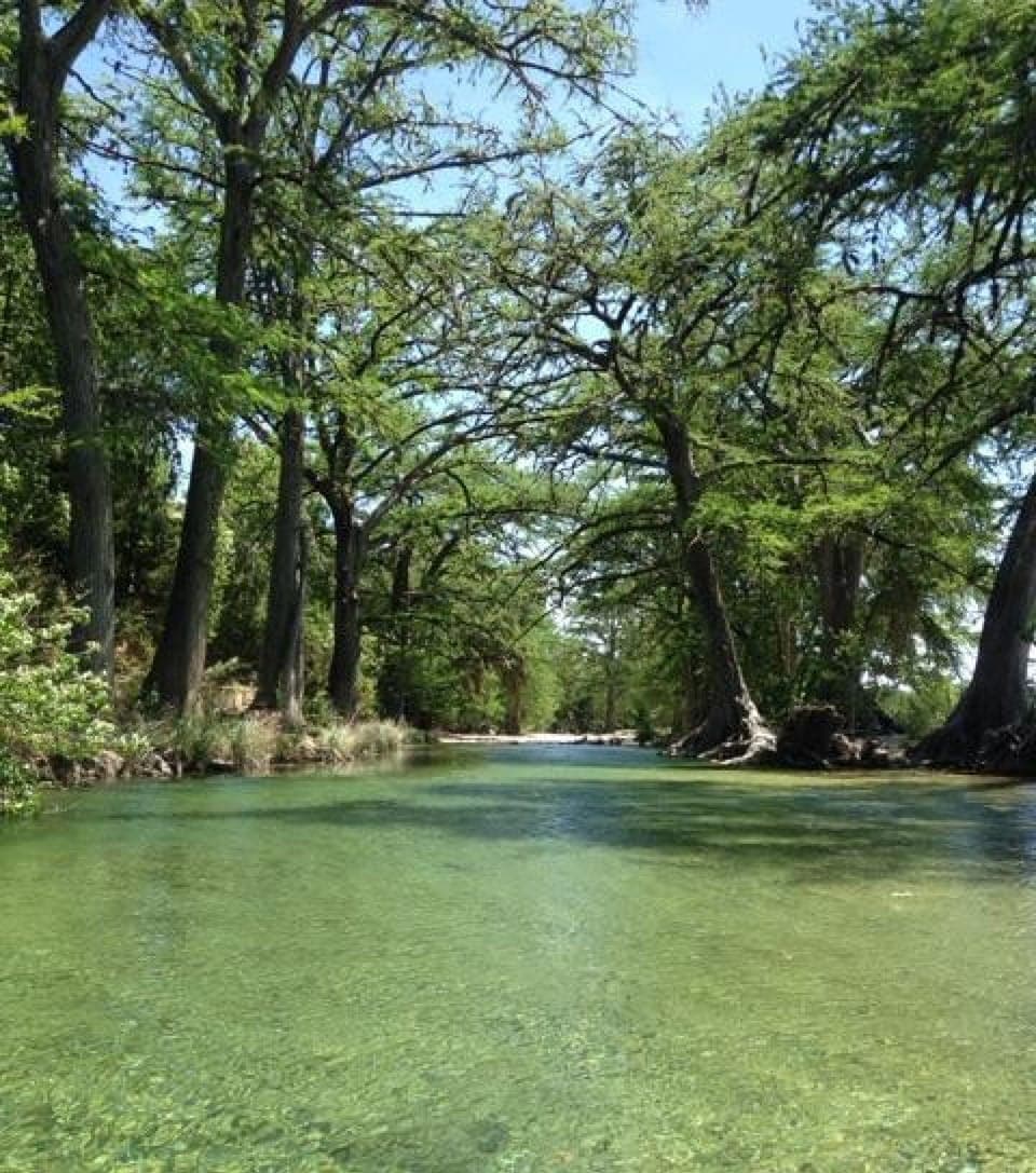 Picture taken in the swimming hole at the base of Howdy's steps- looking left