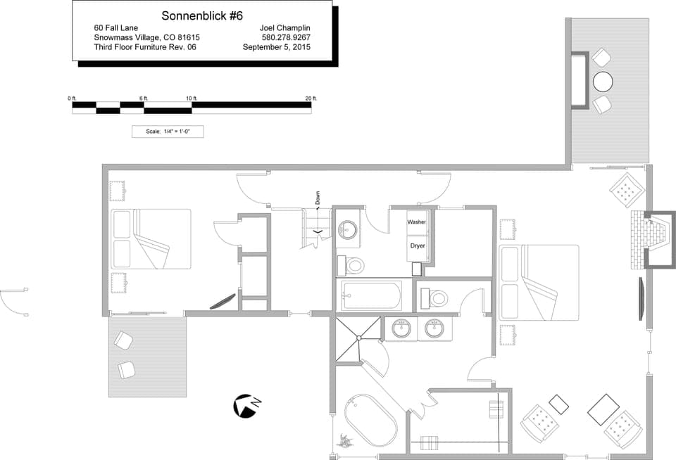 Third floor plan