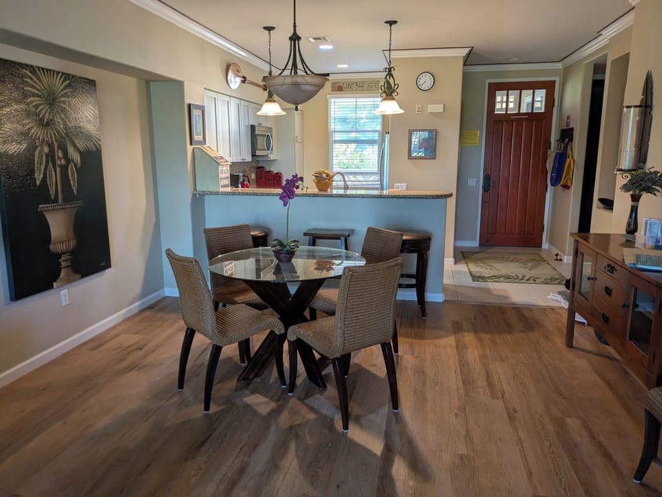 Sparkling new LVP floors