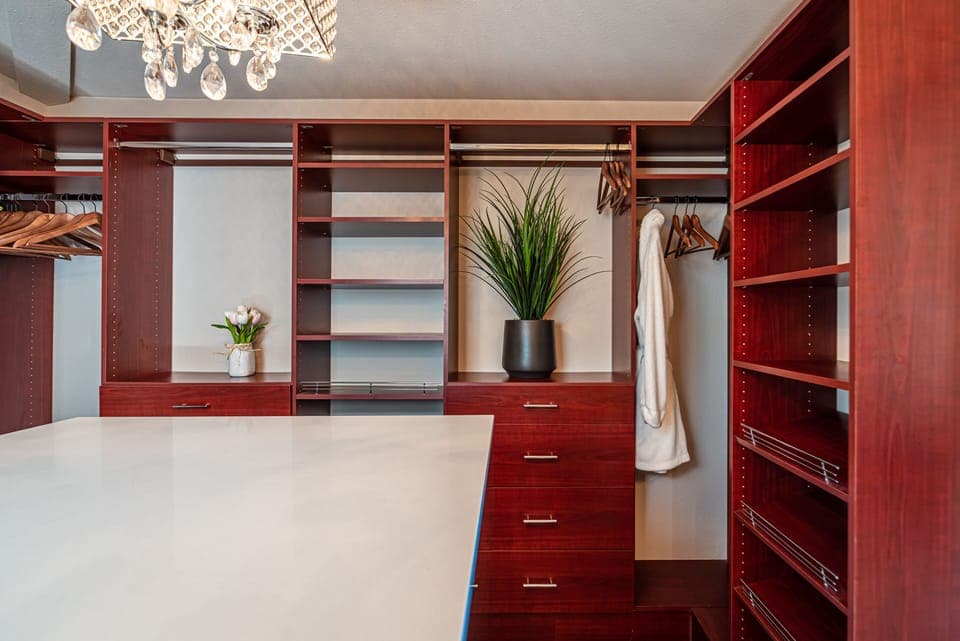 Third floor - master closet 