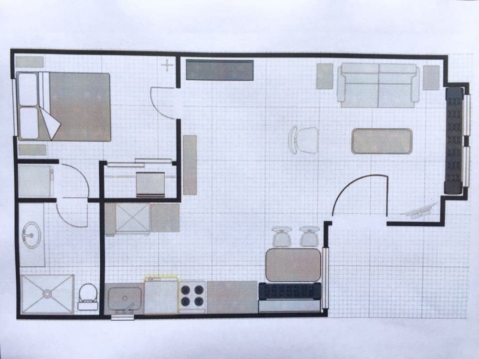 Floorpan of Phinney Ridge Bungalow