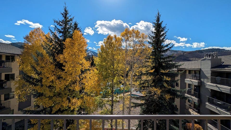 View from balcony