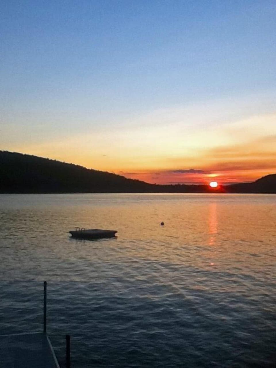 Enjoy breathtaking sunsets  from the deck.