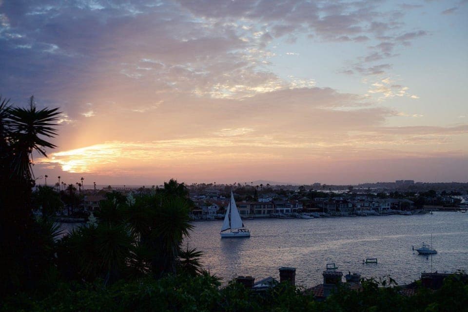 Regular sailing regattas are a sight to behold in Newport Harbor, with boats of all shapes and sizes.
                