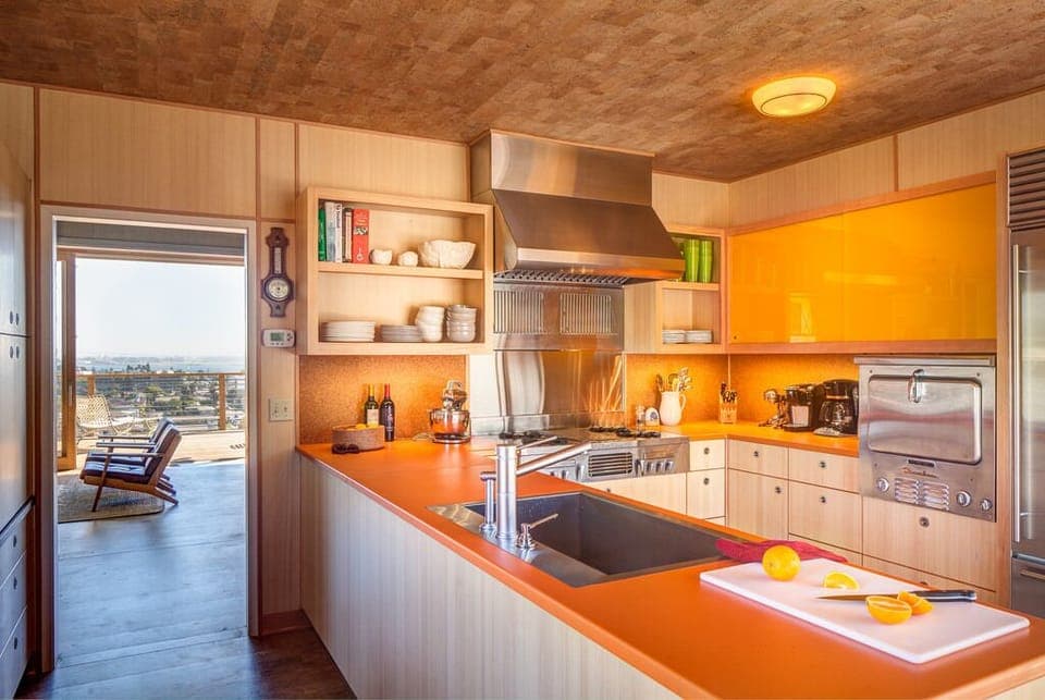 Fully stocked kitchen