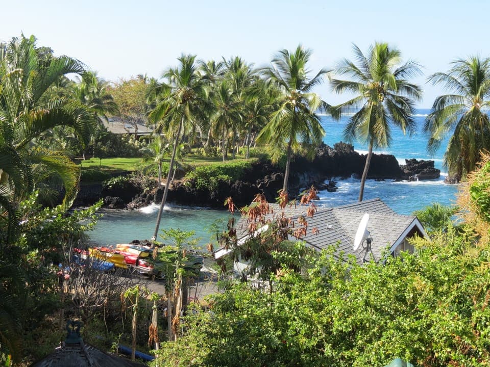 Kahauloa Cove View from upstairs suite