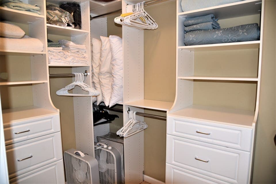 Master bedroom closet
