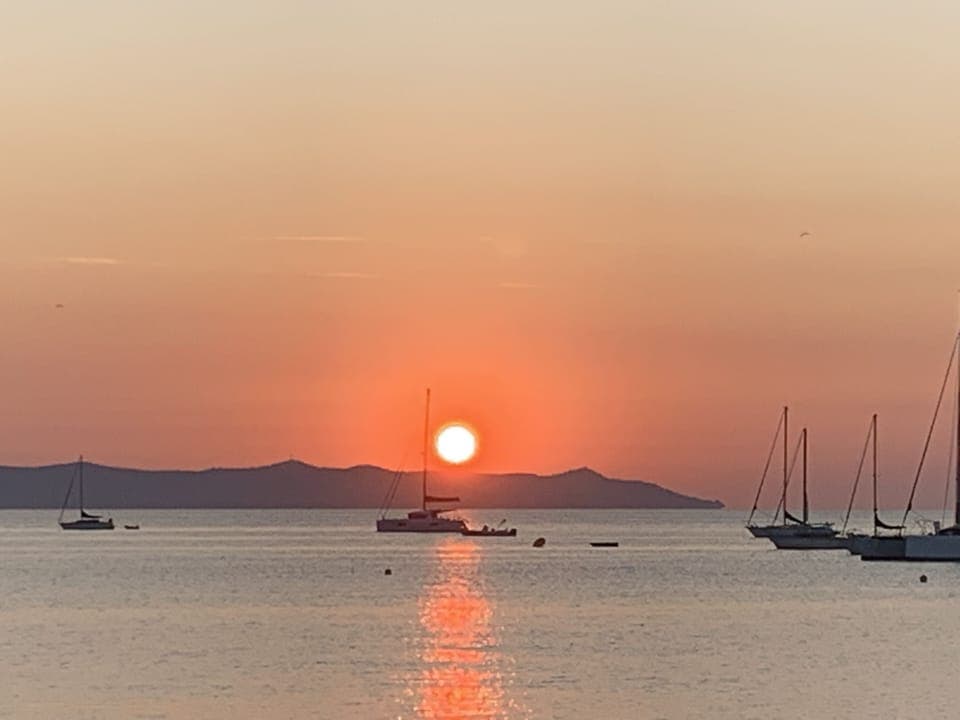 Sunrise observed from the terrace
