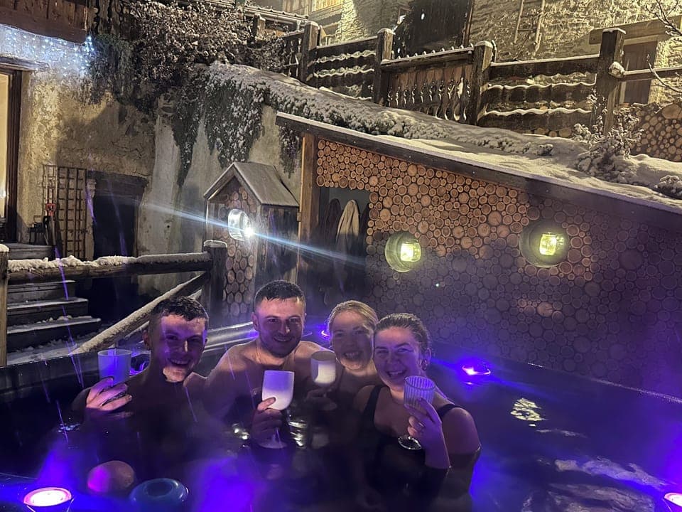 Outdoor Hot Tub with views