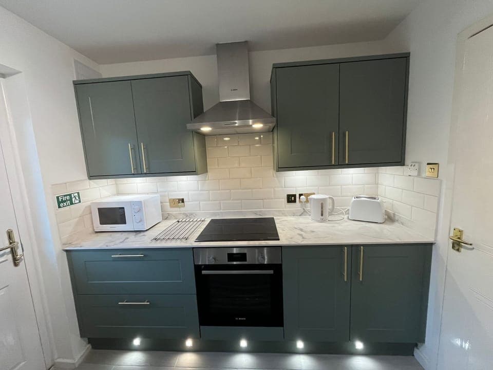Newly fitted kitchen
