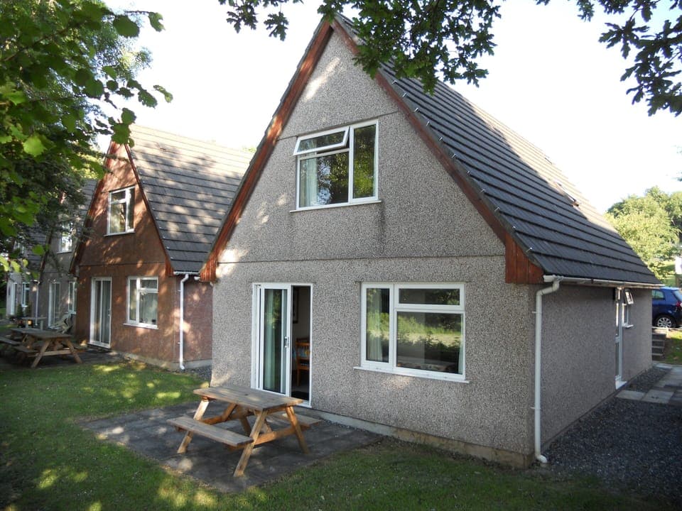 Rear view of property