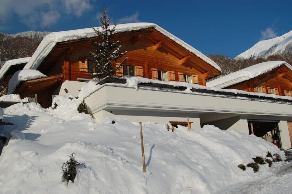 The Chalet In Snow!