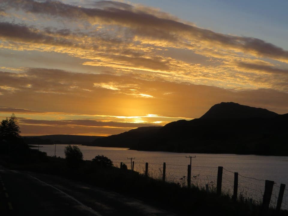 Sun rising at Fintown