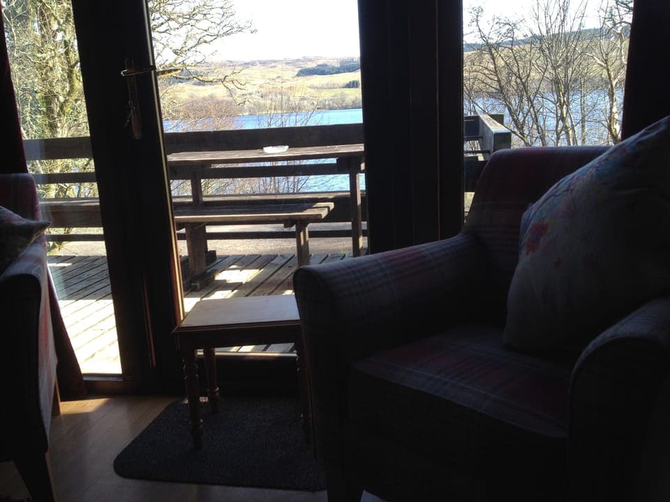 View of Loch Awe from Livingroom 