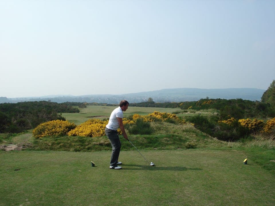 Tain golf course view