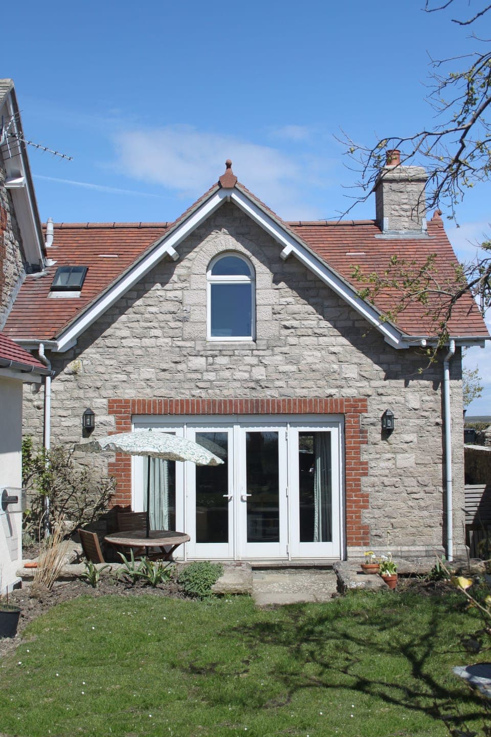South facing aspect with secluded garden and patio doors leading onto terrace.