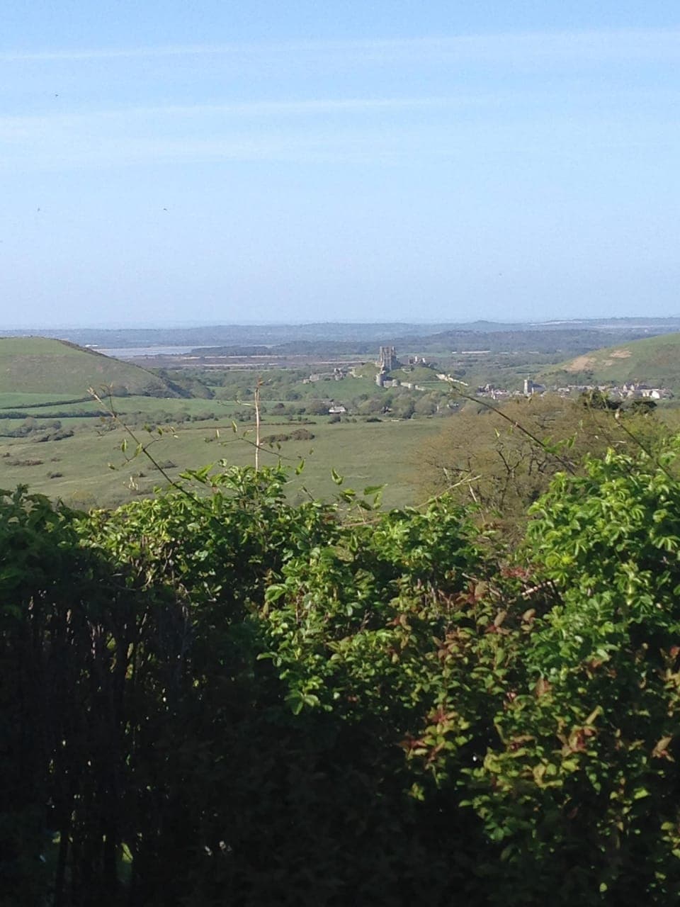 Kingston view to corfe