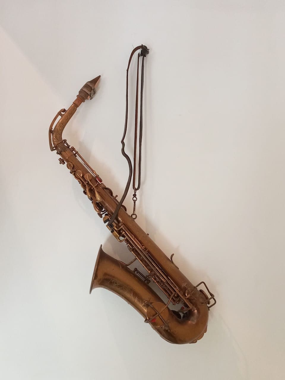 My old saxaphone is on display ... now sadly broken 