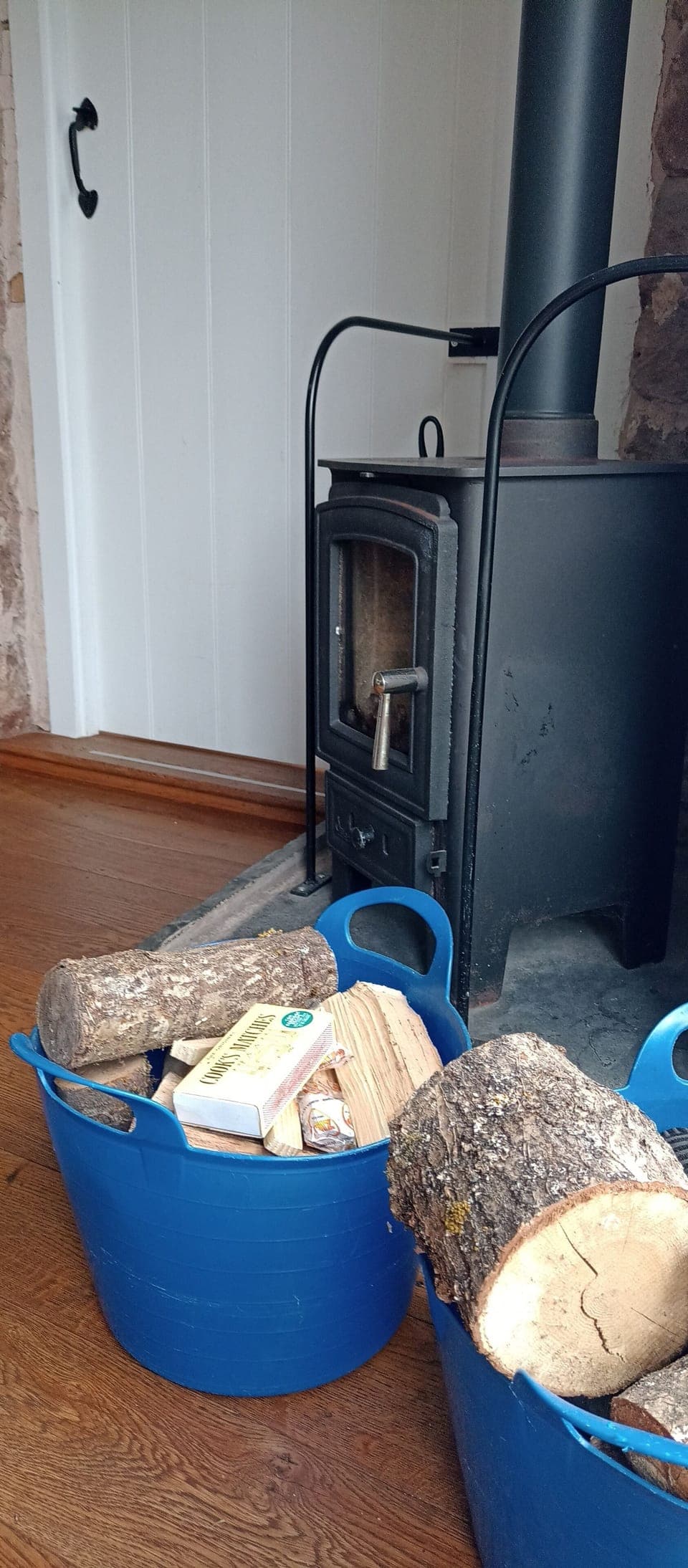 Log Burner - we provide your first trug of logs