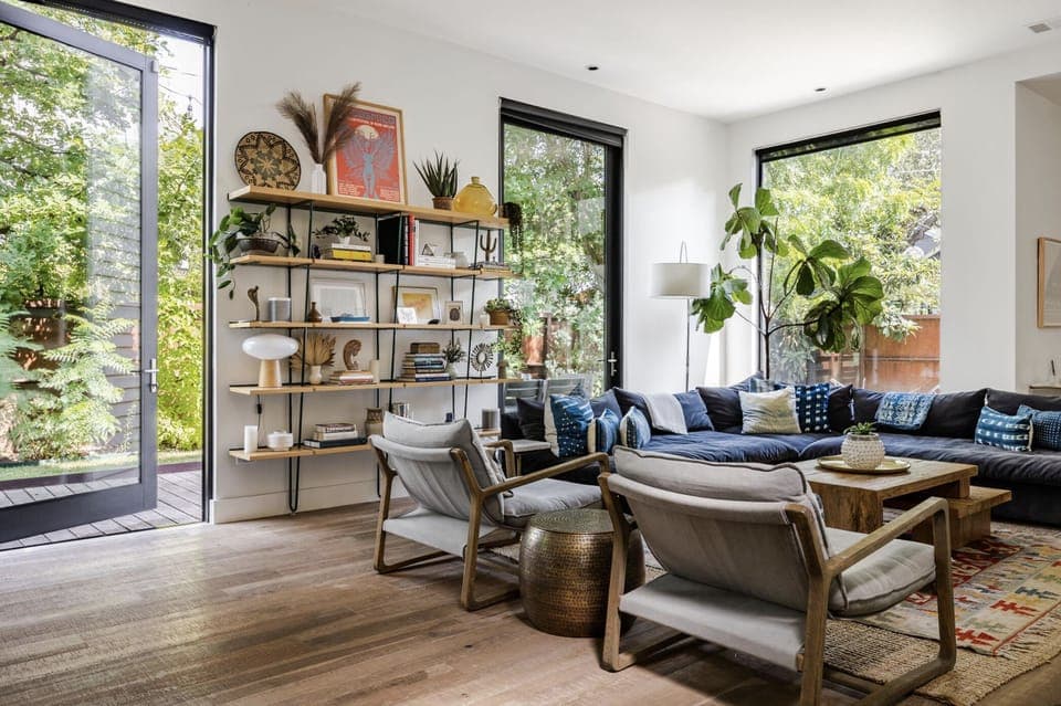 Living Room with Large Sectional